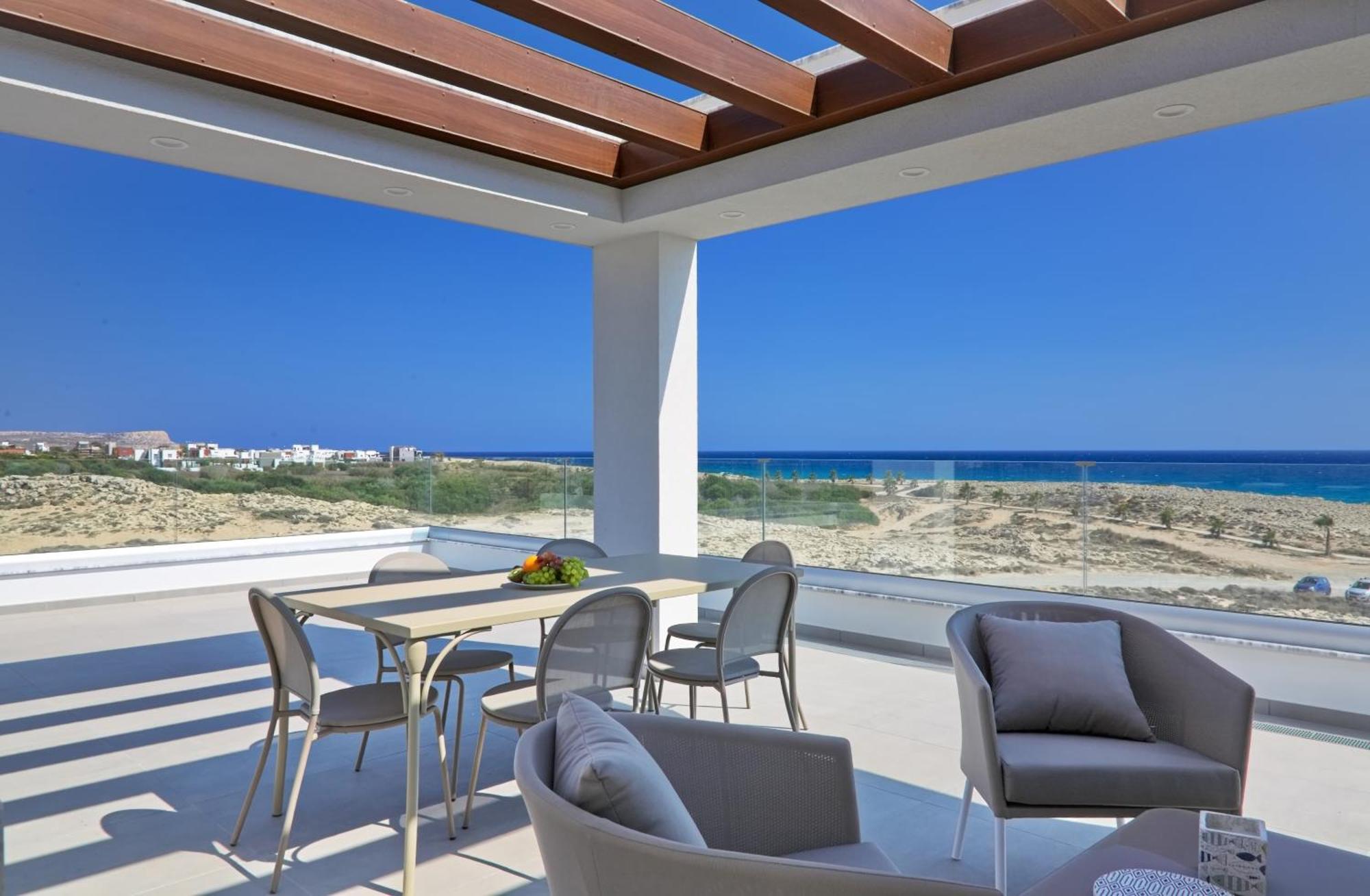 Beachfront Luxury Villa Idania Agia Napa Buitenkant foto