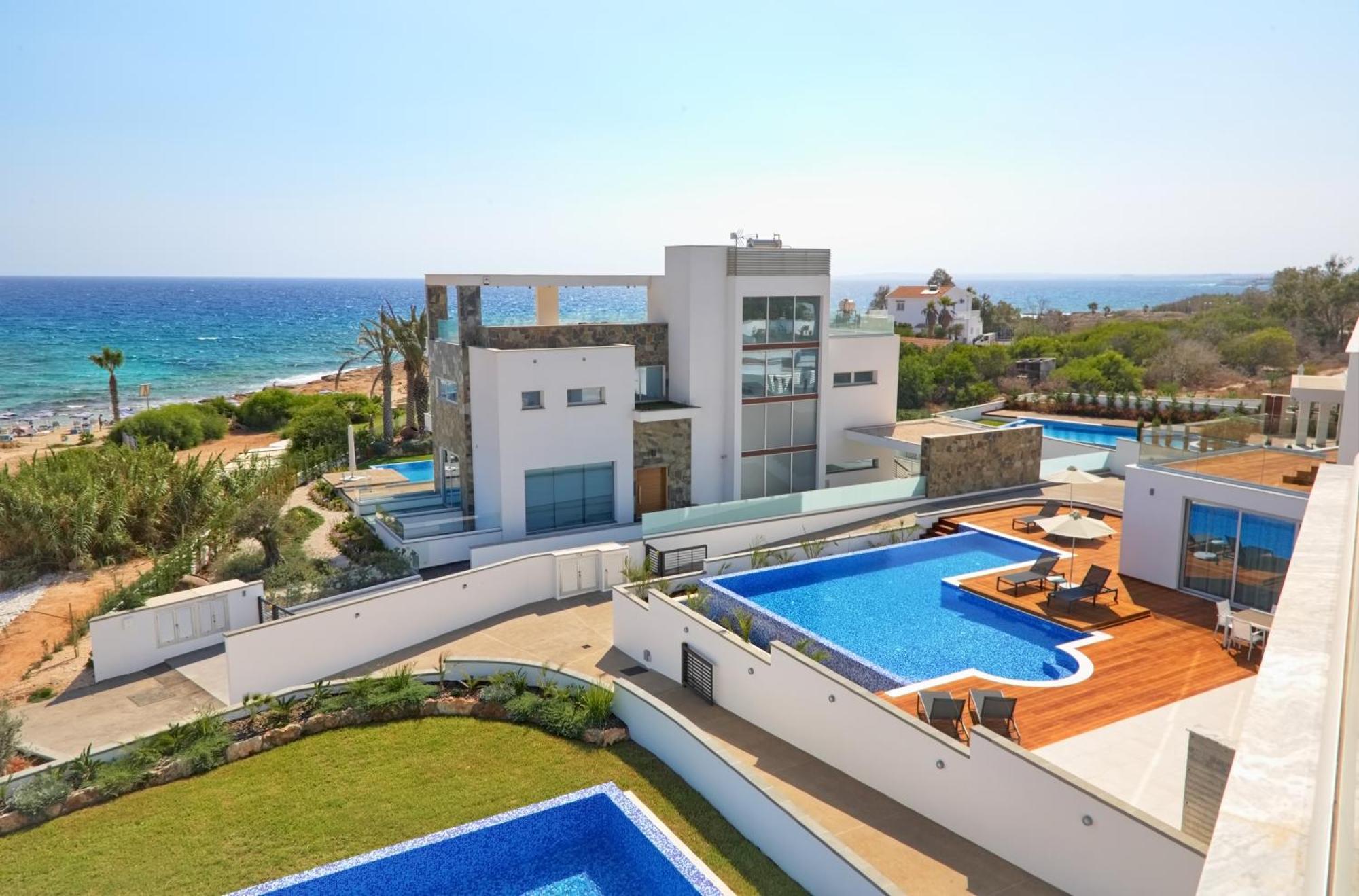 Beachfront Luxury Villa Idania Agia Napa Buitenkant foto
