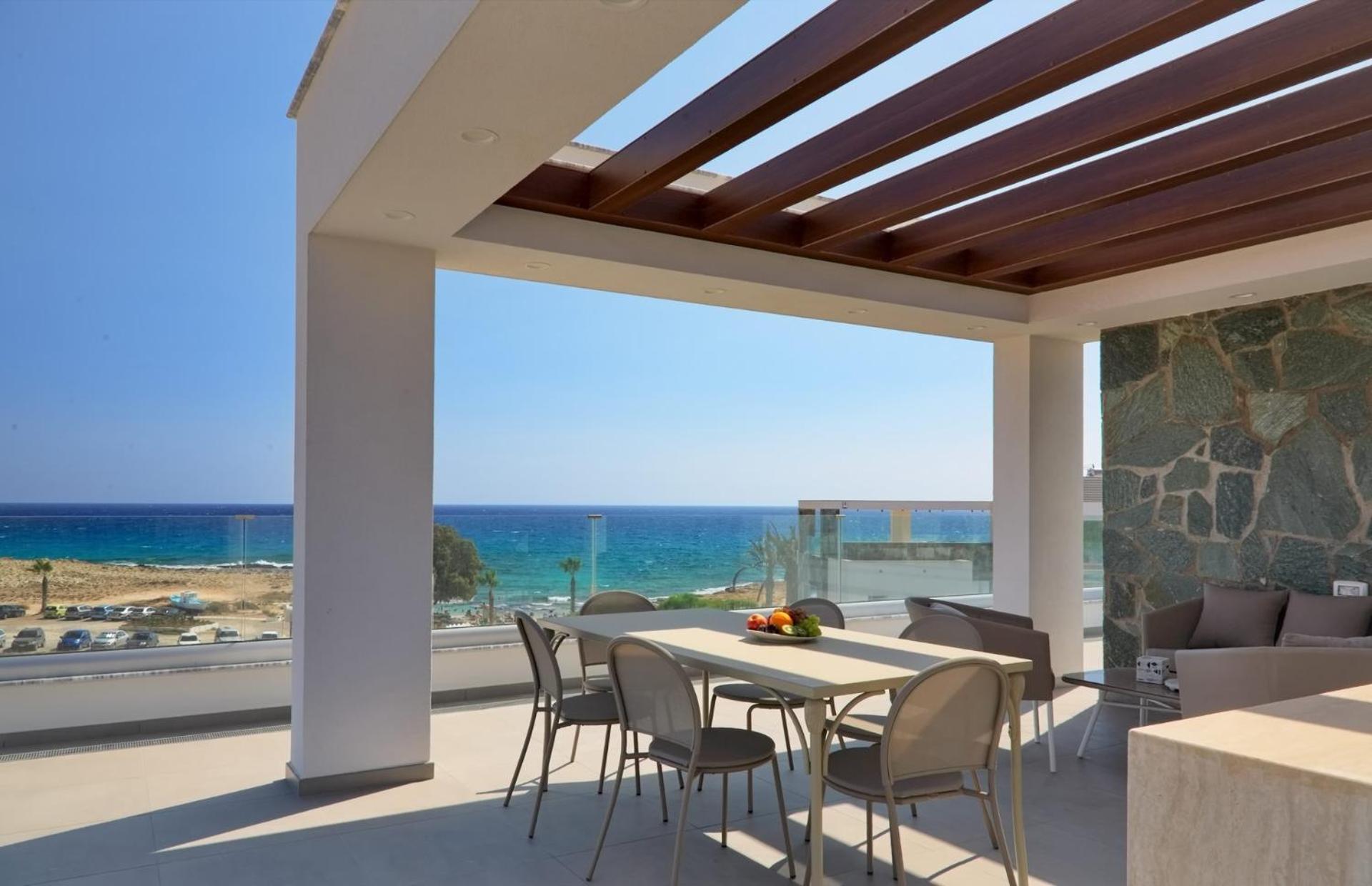 Beachfront Luxury Villa Idania Agia Napa Buitenkant foto