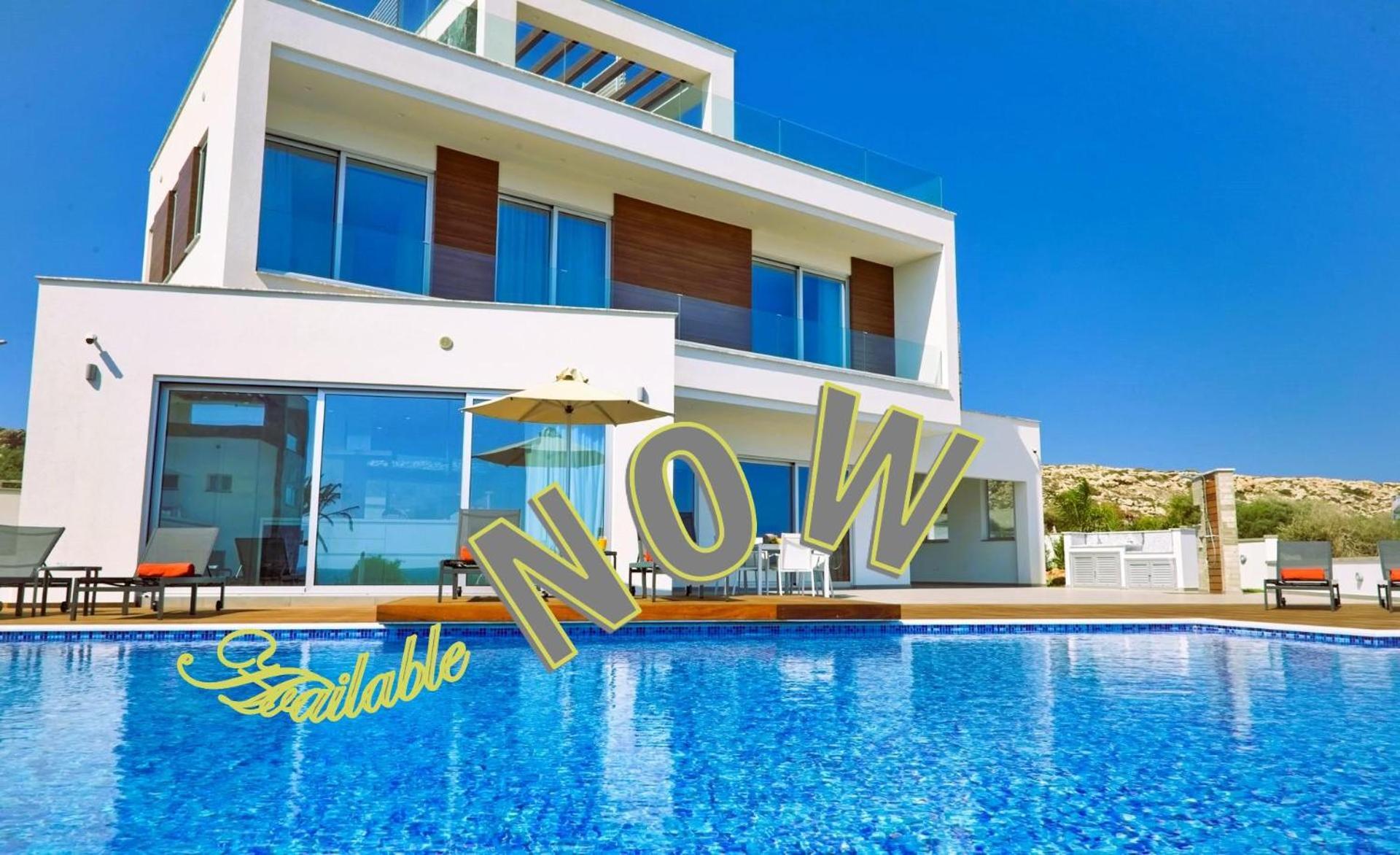 Beachfront Luxury Villa Idania Agia Napa Buitenkant foto